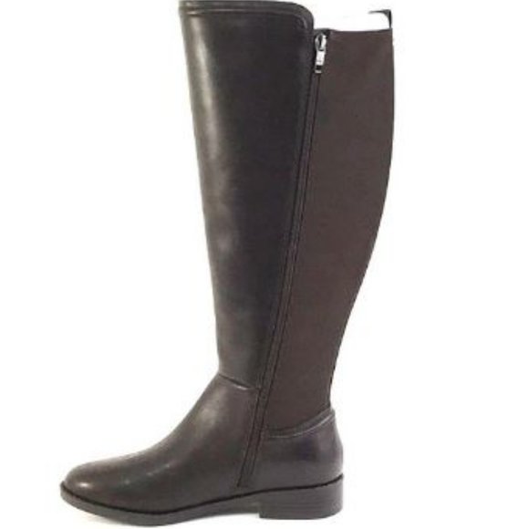 Marc Fisher Leather Wide-Calf Tall-Shaft Boots - Picture 5 of 9